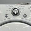 Used LG 27” Front Load Washing Machine and Electric Dryer Stackable Set WM2077CW DLE3777W For Sale (4)