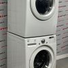 Used LG 27” Front Load Washing Machine and Electric Dryer Stackable Set WM2077CW DLE3777W For Sale (7)