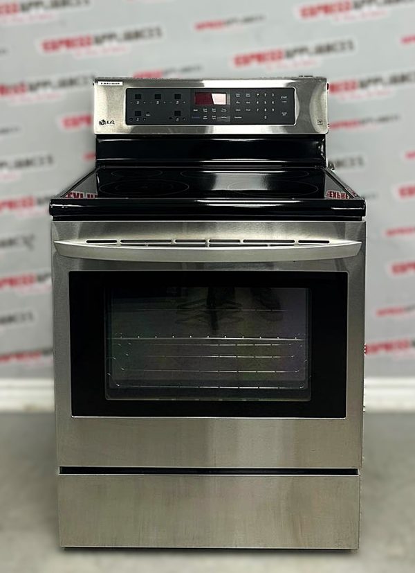 Used LG 30” Freestanding Glass Top Stove LRE6383ST/00 For Sale