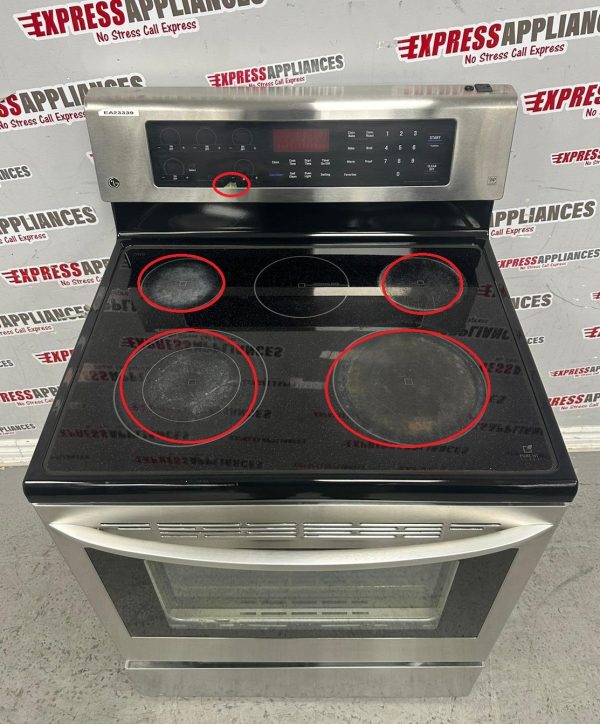 Used LG 30” Freestanding Glass Top Stove LRE6383ST/00 For Sale