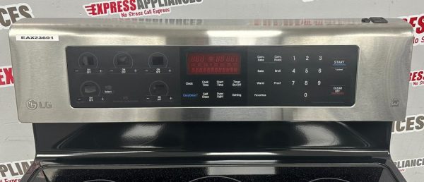 Used LG 30” Freestanding Glass Top Stove LRE6383ST/00 For Sale