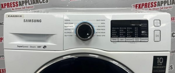 Used Samsung 24" Front Load Washing Machine WW22K6800AW/A2 SKU: EA22913 For Sale