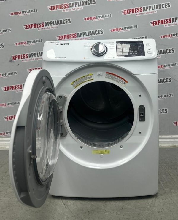 Used Samsung 27” Electric Stackable Dryer DV42H5000EW/AC For Sale