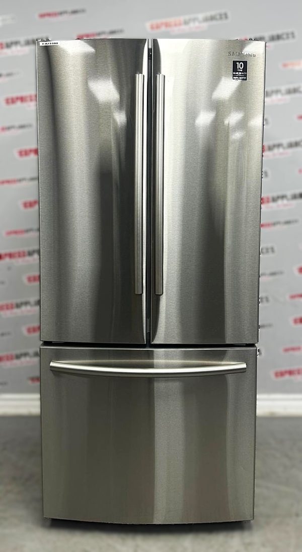 Used Samsung 30" French Door Refrigerator RF220NCTASR For Sale