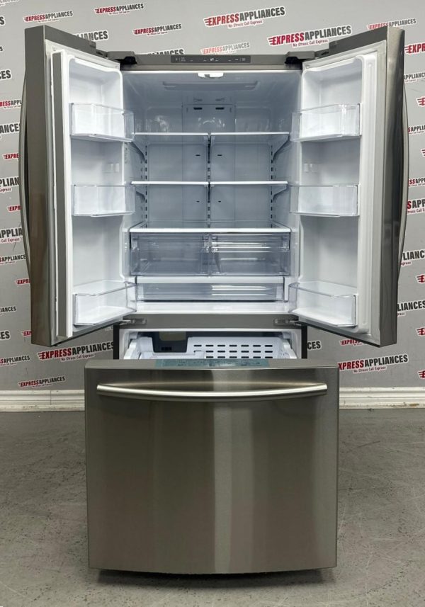 Used Samsung 30" French Door Refrigerator RF220NCTASR For Sale