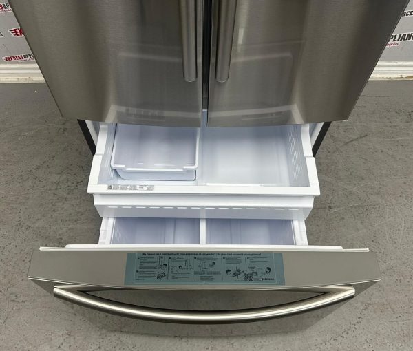 Used Samsung 30" French Door Refrigerator RF220NCTASR For Sale