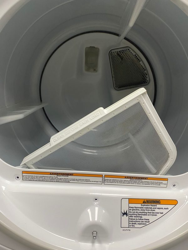 Used Whirlpool 27” Electric Stackable Dryer YGEW9200LW2 For Sale