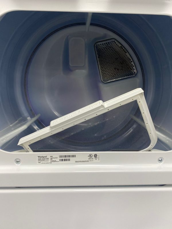 Used Whirlpool 27” Laundry Center Washer and Dryer WET4027EW1 For Sale