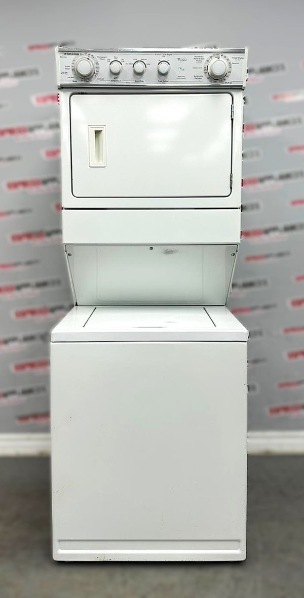 Used Whirlpool 27” Laundry Center Washer and Dryer YLTE6234DQ0 For Sale