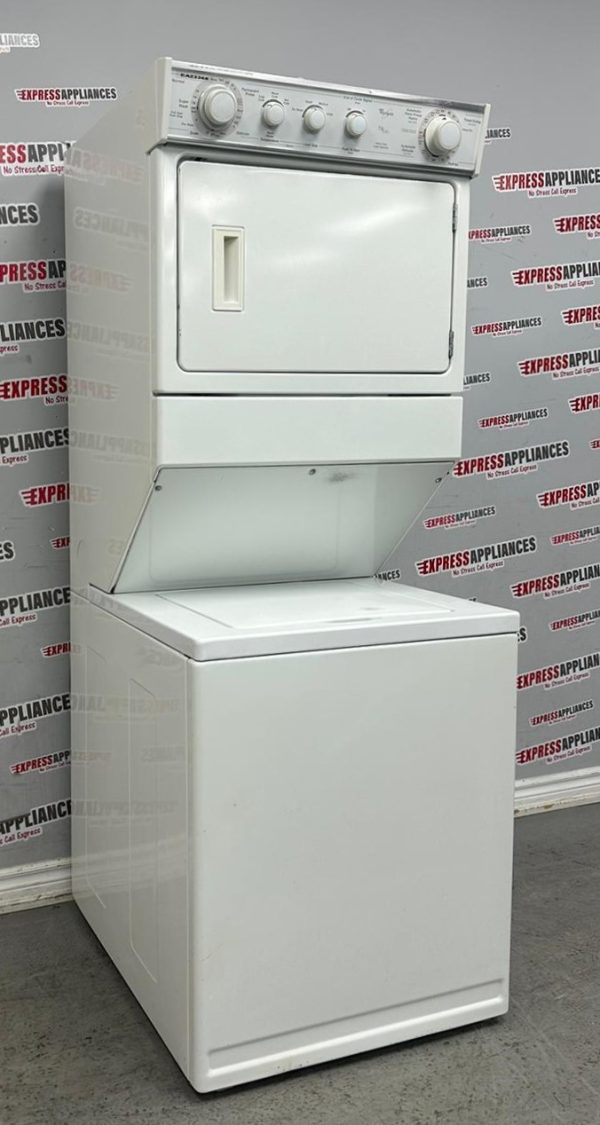 Used Whirlpool 27” Laundry Center Washer and Dryer YLTE6234DQ0 For Sale