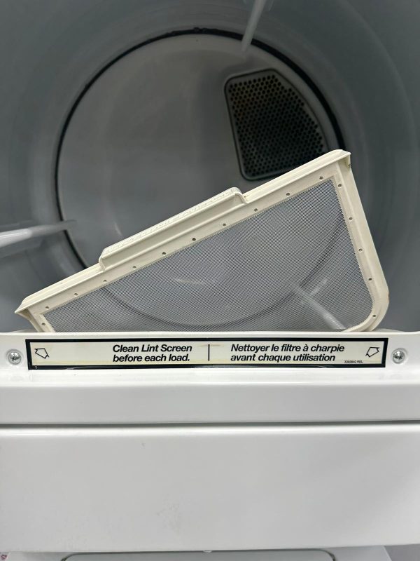 Used Whirlpool 27” Laundry Center Washer and Dryer YLTE6234DQ0 For Sale