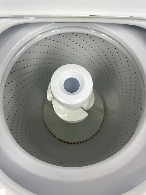 Used Whirlpool 27” Top Load Washer and 29” Electric Dryer Side-by-Side Set WTW5200VQ2 YWED4800XQ0 For Sale