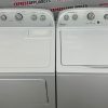 Used Whirlpool 27” Top Load Washer and 30” Electric Dryer Side By Side Set WTW5000DW0 YWED49STBW1 For Sale (2)