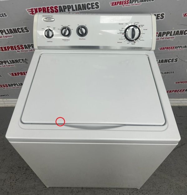 Used Whirlpool 27” Top Load Washing Machine WTW5200VQ2 For Sale