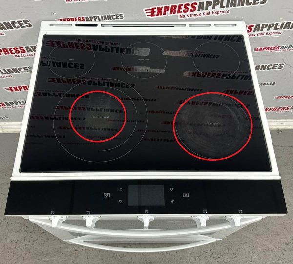 Used Whirlpool 30” Slide-In Glass Top Stove YWEE750H0HW4 For Sale