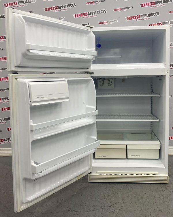 Used Whirlpool 31” Top Freezer Refrigerator YRF1637AW-1 For Sale