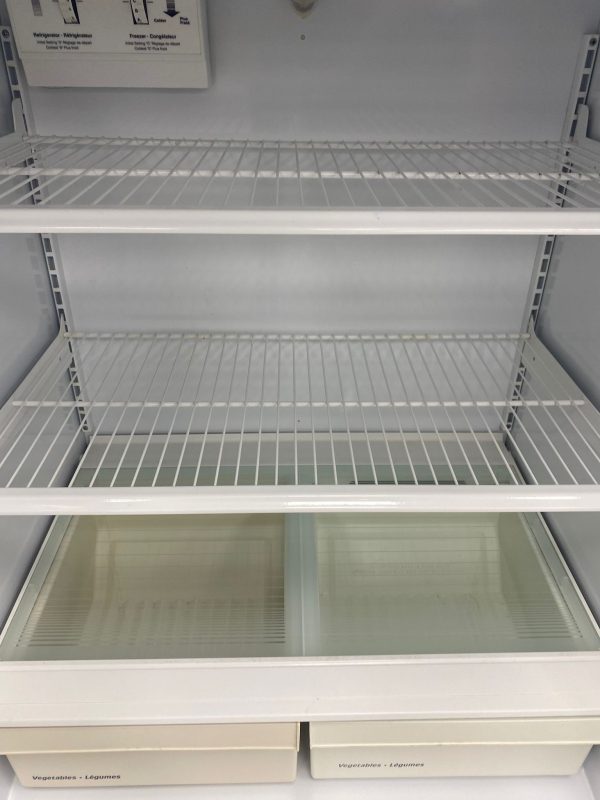 Used Whirlpool 31” Top Freezer Refrigerator YRF1637AW-1 For Sale