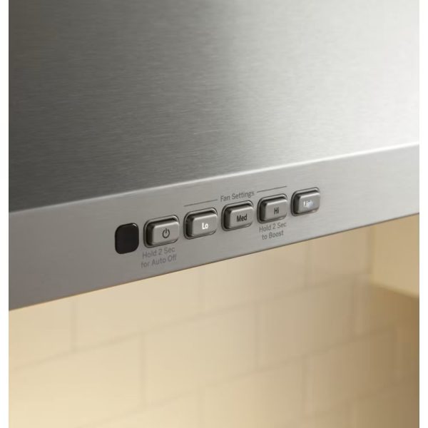 Brand New GE 30” Wall Mounted Chimney Range Hood JVW5301SJSSC For Sale