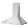 Brand New KitchenAid 30” Wall Mounted Chimney Range Hood KVWB400DSS For Sale (4)