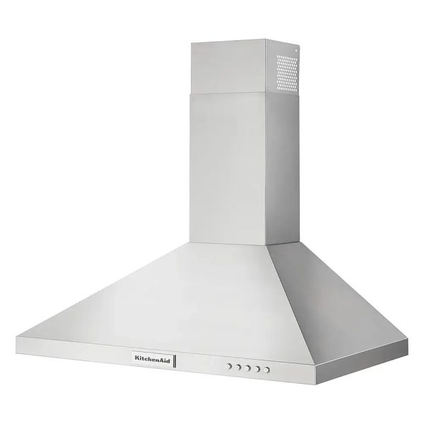 Brand New KitchenAid 30” Wall Mounted Chimney Range Hood KVWB400DSS For Sale