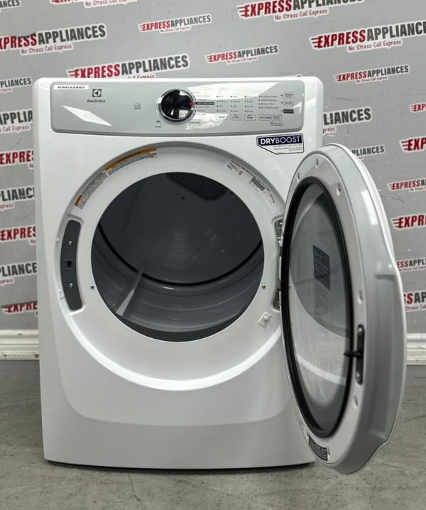 Open Box Electrolux 27” Electric Stackable Dryer ELFE733CAW1 For Sale