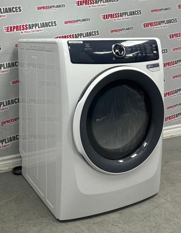 Open Box Electrolux 27” Electric Stackable Dryer ELFE743CAW0 For Sale