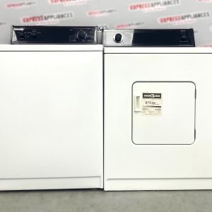 Used Admiral 27” Top Load Washing Machine and 29” Electric Dryer Side by Side Set AL44001 AL82200 For Sale (1)