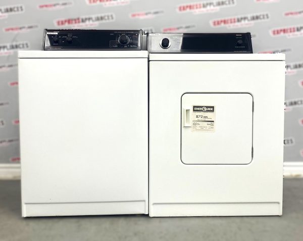 Used Admiral 27” Top Load Washing Machine and 29” Electric Dryer Side-by-Side Set AL44001 AL82200  For Sale