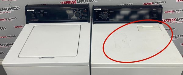 Used Admiral 27” Top Load Washing Machine and 29” Electric Dryer Side-by-Side Set AL44001 AL82200  For Sale