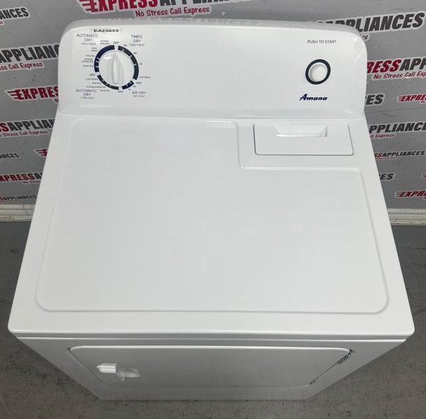 Used Amana 29” Electric Dryer YNED4655EW1 For Sale