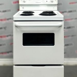 Used Frigidaire 24 Freestanding Coil Stove CFEF212CS1 For Sale (1)