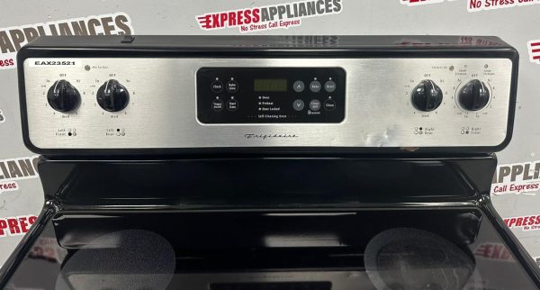 Used Frigidaire 30” Freestanding Glass Top Stove CFEF368JCC For Sale