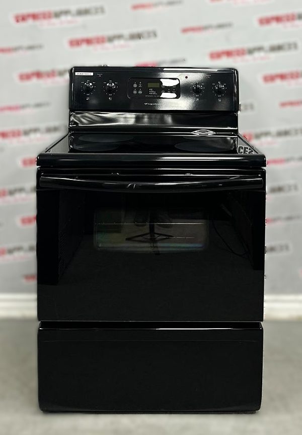 Used Frigidaire 30” Freestanding Glass Top Stove CFEF372CB1 For Sale