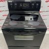 Used Frigidaire 30” Freestanding Glass Top Stove CFEF372CB1 For Sale (2)