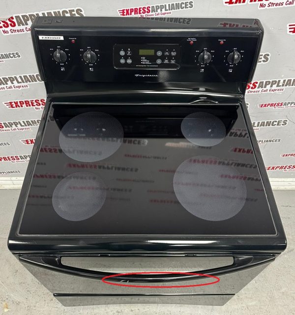 Used Frigidaire 30” Freestanding Glass Top Stove CFEF372CB1 For Sale