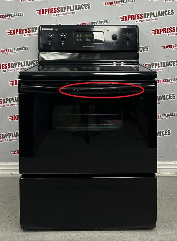 Used Frigidaire 30” Freestanding Glass Top Stove CFEF372CB1 For Sale