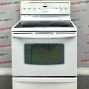 Used Frigidaire 30” Freestanding Glass Top Stove PFEF375CS1 For Sale