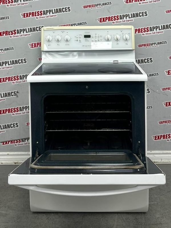 Used Frigidaire 30” Freestanding Glass Top Stove PFEF375CS1 For Sale