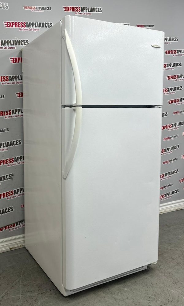 Used Frigidaire 30” Top Freezer Refrigerator GLHT186TAW6 For Sale