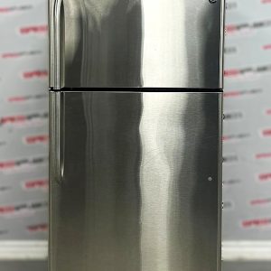 Used GE 30” Top Freezer Refrigerator GTS18SBSWRSS For Sale