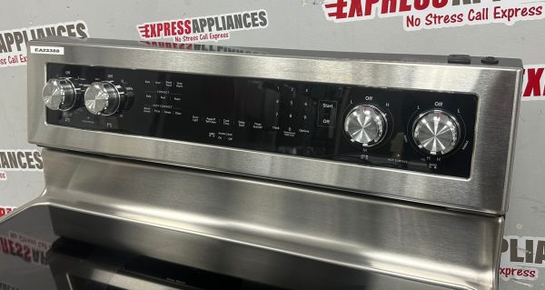 Used KitchenAid 30” Freestanding Glass Top Stove YKFEG500ESS3 For Sale