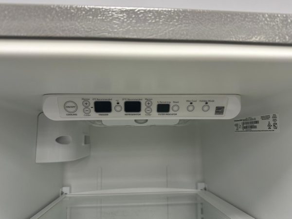 Used KitchenAid 36” Counter Depth Side-By-Side Refrigerator KSCS23FSMS03 For Sale