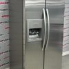 Used KitchenAid 36” Counter Depth Side By Side Refrigerator KSCS23FSMS03 For Sale (6)