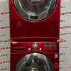 Used LG 27” Front Load Washing Machine and Electric Dryer Stackable Set WM2650HRA DLE2150R For Sale (12)