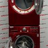 Used LG 27” Front Load Washing Machine and Electric Dryer Stackable Set WM2650HRA DLE2150R For Sale (2)