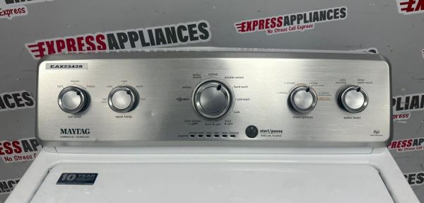 Used Maytag 27” Top Load Washing Machine MVWC565FW1 For Sale