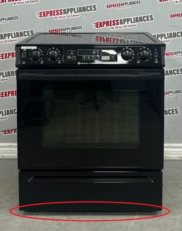 Used Maytag 31” Slide-In Glass Top Stove MES5770ACB For Sale