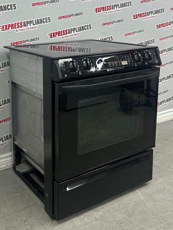 Used Maytag 31” Slide-In Glass Top Stove MES5770ACB For Sale