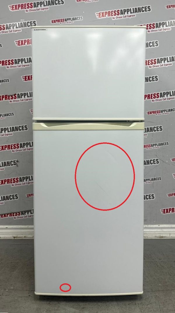 Used Moffat 24” Counter Depth Top Freezer Refrigerator MPE12FGKAWW For Sale