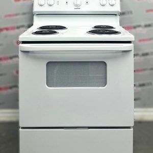 Used Moffat 30” Freestanding Coil Stove MCBS523DN1WW For Sale